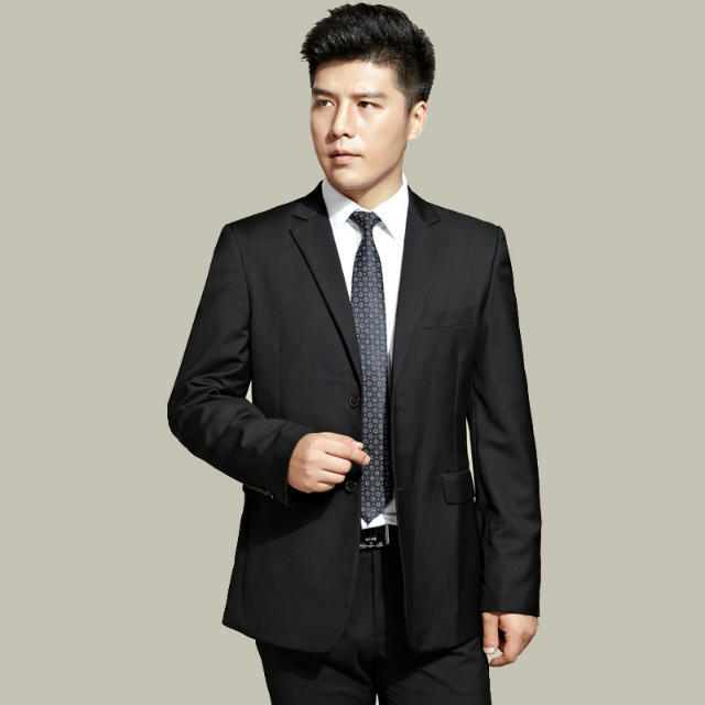 320 男西服套裝 韓版商務修身酒會宴席西裝男士 職業套裝男式正裝西服